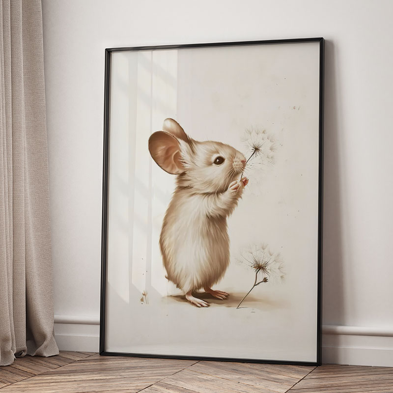 Beer Konijn Vos Herten Eekhoor - Baby Nursery Paintings recensie en prijs