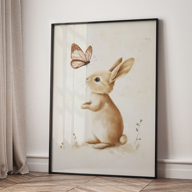 Beer Konijn Vos Herten Eekhoor - Baby Nursery Paintings recensie en prijs