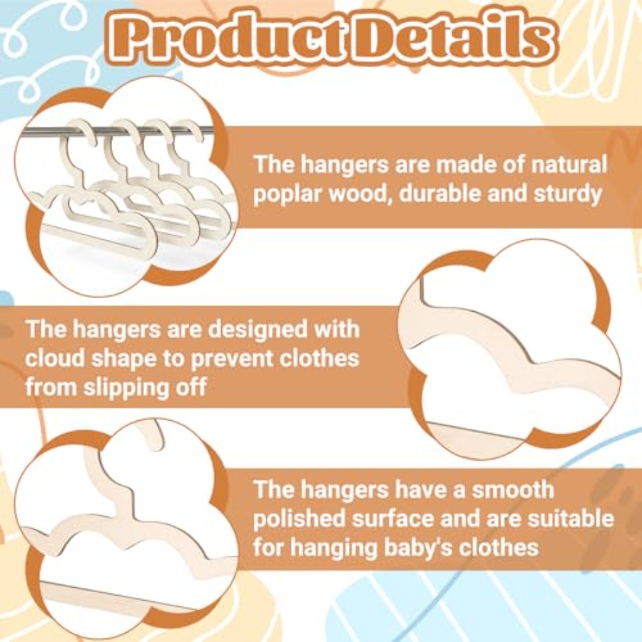 10 stuks houten hangers voor b - Closet Organizer Baby recensie en prijs