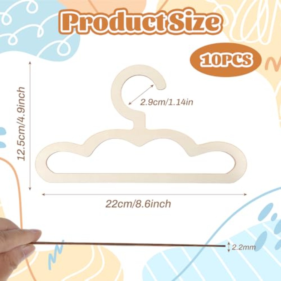 10 stuks houten hangers voor b - Closet Organizer Baby recensie en prijs