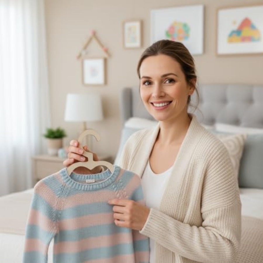 10 stuks houten hangers voor b - Closet Organizer Baby recensie en prijs